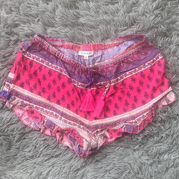 Cotton Candy Pants - COTTON CANDY LA | Aztec Ruffle Shorts Cotton Candy Pants - COTTON CANDY LA | Aztec Ruffle Shorts